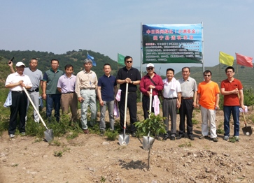 日中緑化交流基金（小淵基金）の中国河北省秦皇島プロジェクトに参加（2014.6.25）